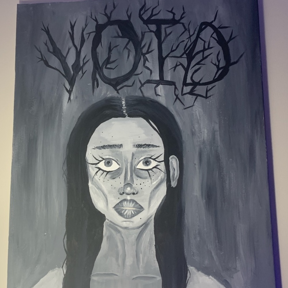 Handmade medium size wall painting